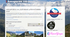 Desktop Screenshot of annapurna100.com