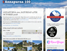 Tablet Screenshot of annapurna100.com